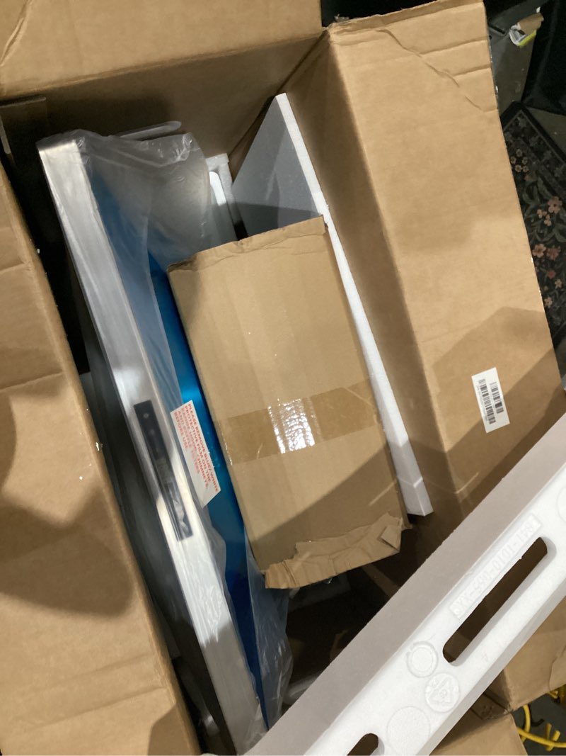 Condition photo showing As Is for cosmo cos-63175s 30 in. vista collection 380 cfm ducted wall mount range hood, touch controls, led lights, stainless steel 30 inch touch stainless steel