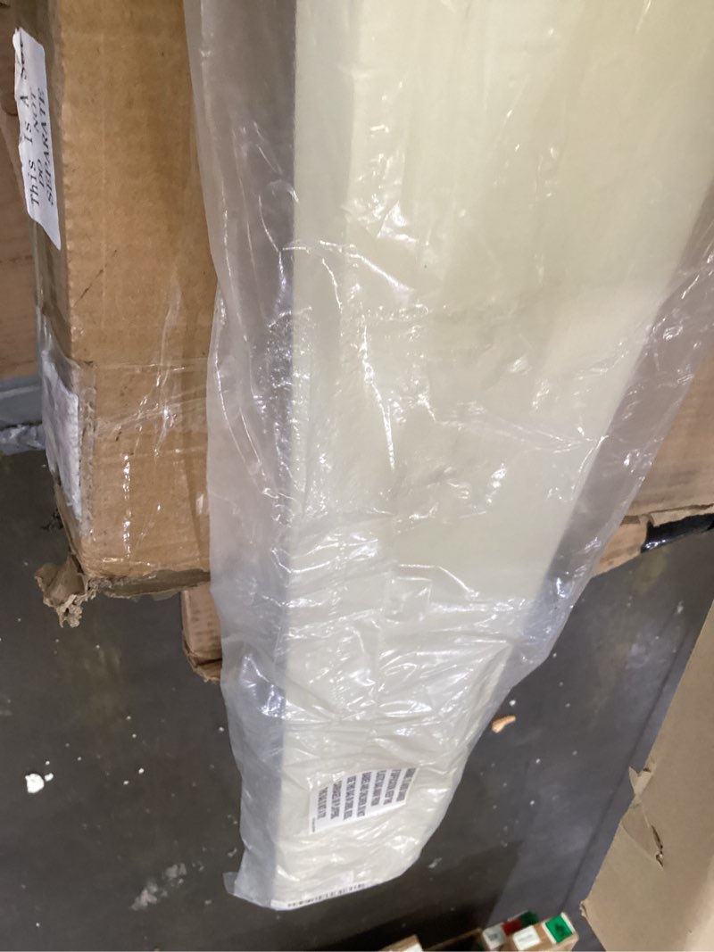 Condition photo showing As Is for endurathane grape bunch crown moulding, 3 7/8"h x 3 7/8"p x 5 1/2"f x 94 1/2"l, (10 5/8" repeat), factory primed single