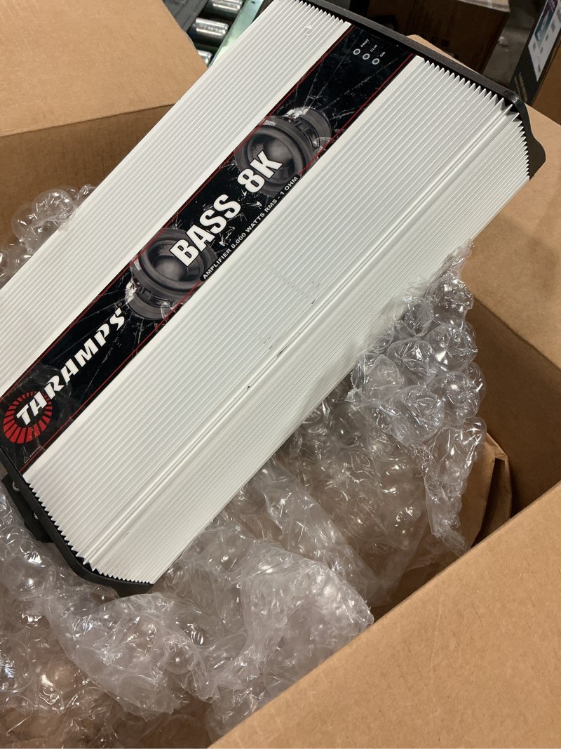 Condition photo showing Good Condition for Taramps BASS 8K 1 Ohm 8000 Watts Class D Full Range Mono Amplifier