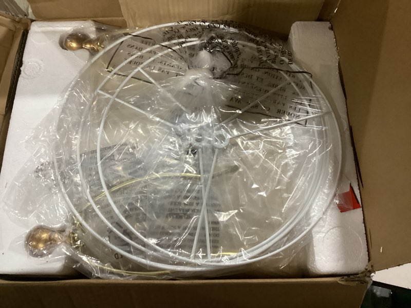 Condition photo showing As Is for 25" retro gold farmhouse jar table lamps set of 2, 3 way touch control rustic bedside lamps with usb a+c ports & ac outlet, pot nightstand lamps for bedroom living room (led bulbs included)