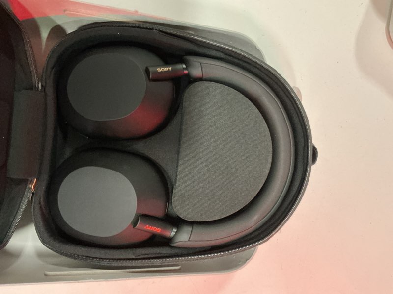 Condition photo showing Good Condition for sony wh-1000xm5 the best wireless noise canceling headphones, auto nc optimizer, 30-hour battery, alexa voice control, black