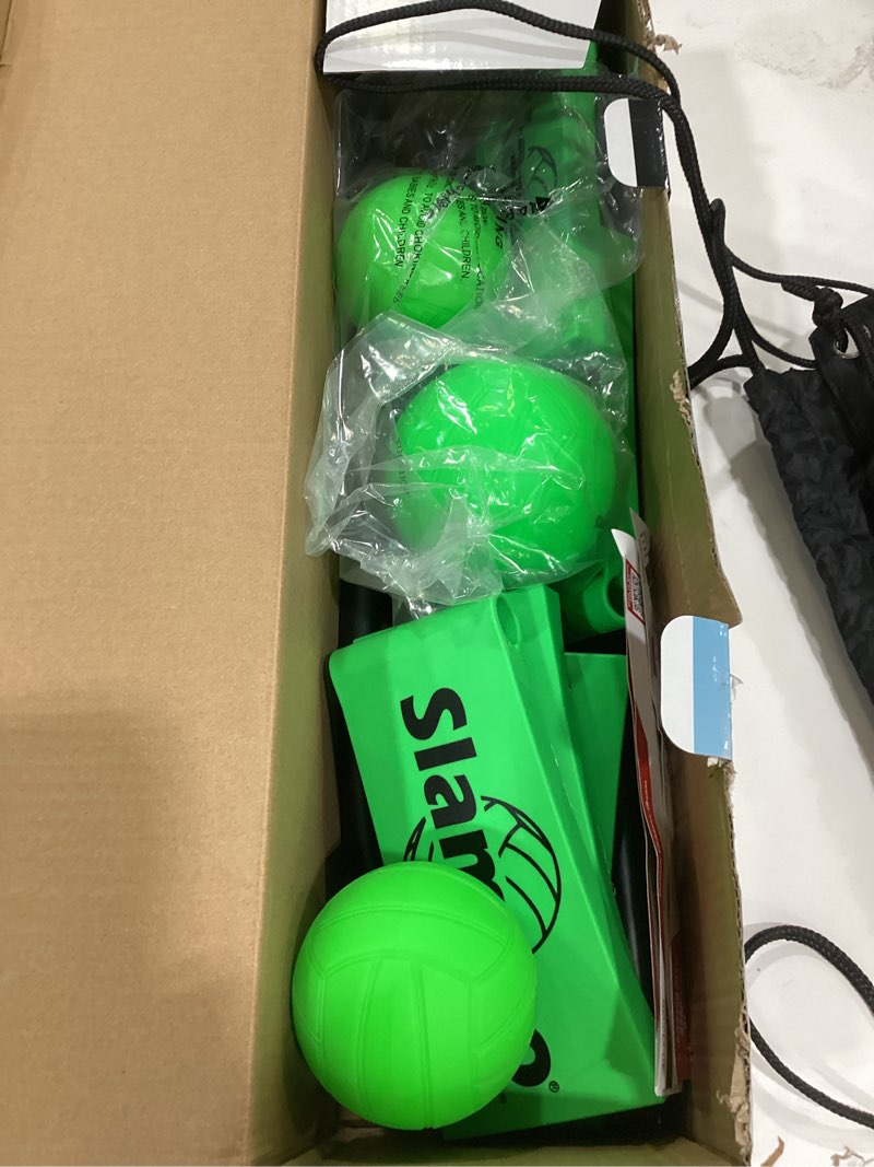 Condition photo showing New/Like New for GoSports Slammo Game Set (Includes 3 Balls, Carrying Case and Rules) - Outdoor Lawn, Beach & Tailgating Roundnet Game