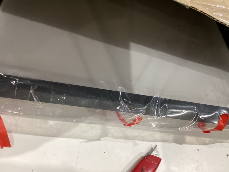 Condition photo showing Good Condition for the simple things 20x20 shadow black box display frame with white acid-free backing uv acrylic & hanging hardware - with 3/4" usable depth - great magazine display frame shadowbox