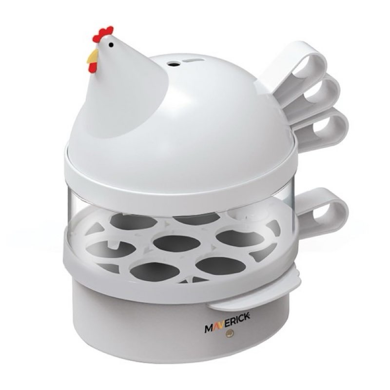 Maverick SEC-14 HENRIETTA HEN EGG COOKER | 14 Egg Capacity Electric Egg Maker for Hard, Soft & Poached Eggs