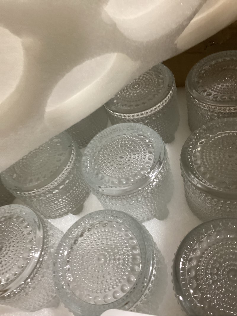 Condition photo showing Good Condition for Amzcku Vintage Highball Drinking Glass Set of 12 - Kitchen Glasses Cup for Water, Cocktail, Milk, Juice and Beverage Large 12 set