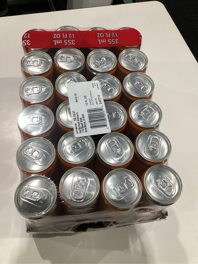 Condition photo showing New/Like New for Red Bull Amber Edition Strawberry Apricot Energy Drink, 12 Fl Oz, 24 Cans Strawberry Apricot 12 Fl Oz, 24pk, (1x24)