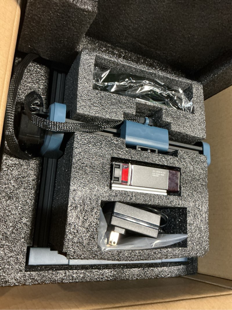 Condition photo showing New/Like New for wizmaker laser engraver 3.5w, diy laser engraver, 12000mm/min engraving speed, class 4 safety rating, supports wifi/hotspot/usb connectivity, suitable for wood, acrylic, and glass materials wand mini 3.5w