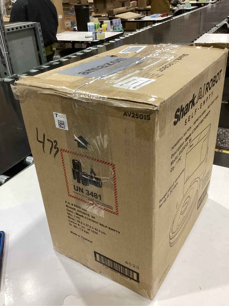 Condition photo showing As Is for Shark air robot vacuum