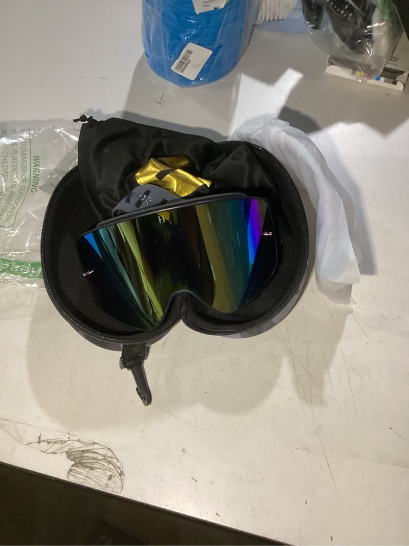 Condition photo showing As Is for Havoc Racing Magnetic Frameless Goggles - For Motocross, Dirt Biking, Snowboarding, ATV, & UTV - Obs