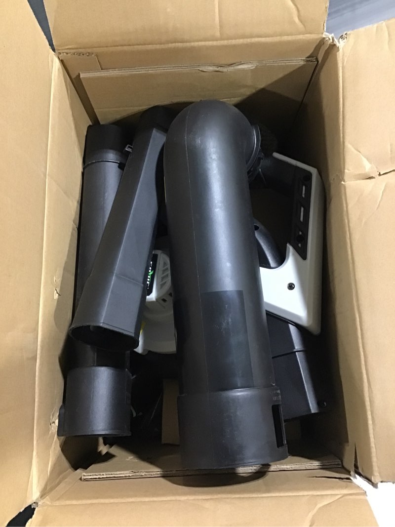 Condition photo showing Good Condition for Cordless Leaf Blower & Vacuum SOYUS 3in1 Leaf Vacuum Mulcher 40V 360CFM 5 Speeds Brushless Battery Operated Leaf Blower for Lawn Care with 45L Bag 2 x 4.0Ah Battery and Charger Included Leaf Blower/Vacuum Kit