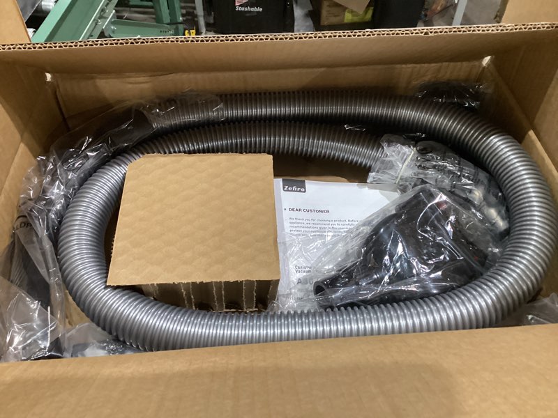 Condition photo showing New/Like New for Zefiro Canister Vacuum Cleaner, 40Kpa 1600W Bagless Vacuum Cleaner,Lightweight Vacuum for Hard Floors, Carpet, Pet Silver