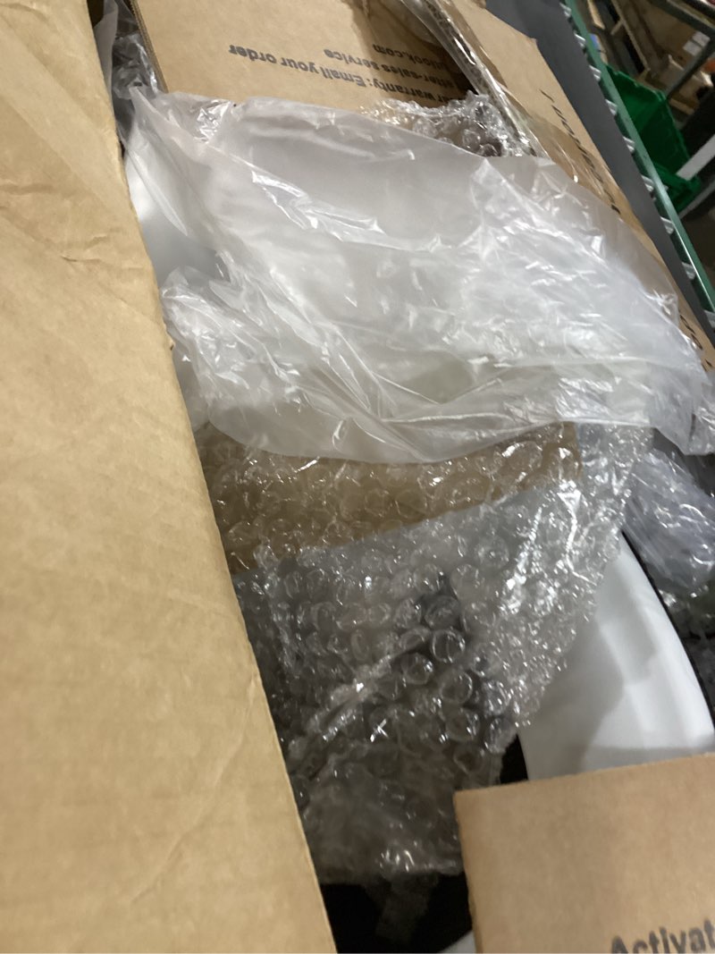 Condition photo showing As Is for TRALT Office Chair Ergonomic Desk Chair, 330 LBS Home Mesh Office Desk Chairs with Wheels, Comfortable Gaming Chair, High Back Office Chair for Long Hours (Black & White)