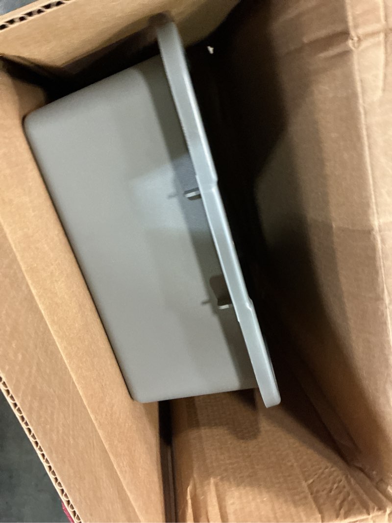 Condition photo showing As Is for Winco Heavy-Duty Bus Box Dish Tub for Restaurants, 7", Gray