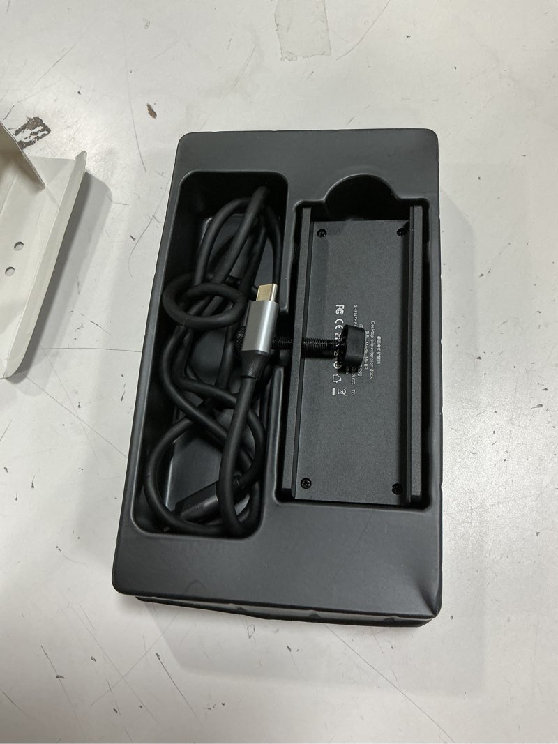 Condition photo showing Good Condition for orico clip docking station, 8-in-1 clamp usb c hub with 4k@60hz hdmi, 100w pd, gigabit ethernet, 4xusb port, aux, 10gbps clamp docking station for laptop, macbook, pc (adapter not included) black