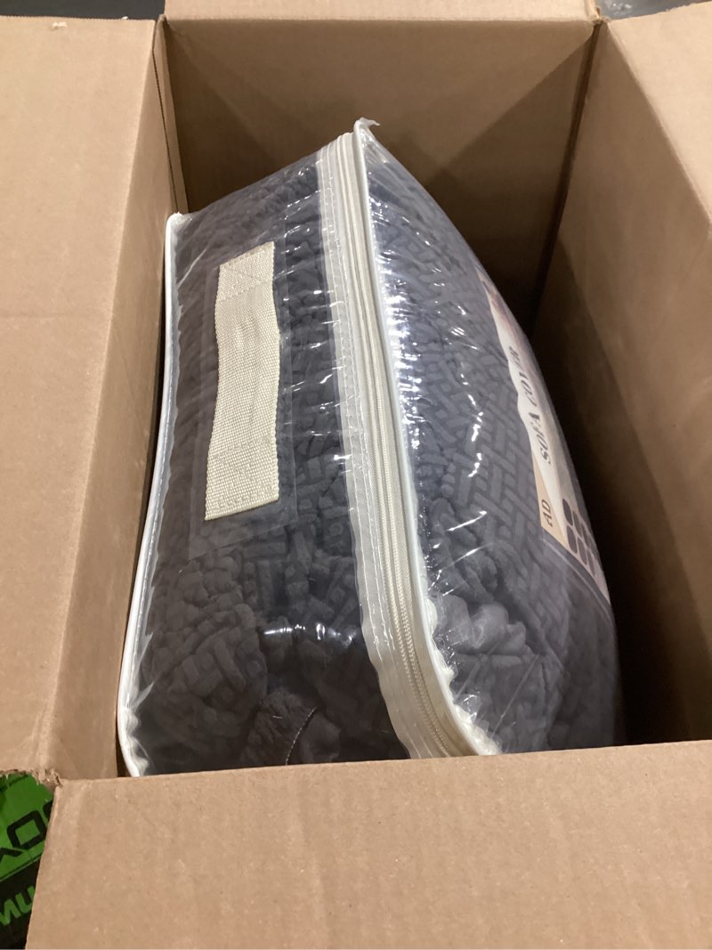 Condition photo showing Good Condition for aliecom 100% waterproof recliner sectional couch covers l shape stretch corner reclining sectional sofa cover washable recliner slipcover protector for dog pet (5 seat and 1 console, dark grey) 5 seat and 1 console dark gray