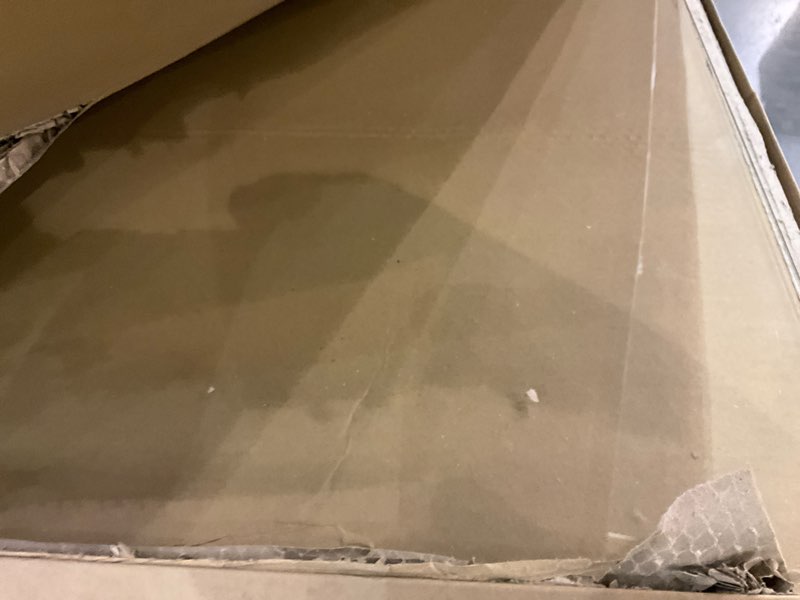 Condition photo showing New/Like New for Koonmi Tempered Glass Chair Mat 30"x48" - Premium Office Chair Mat for Hardwood Floors & Low-Pile Carpet with 4 Non-Slip Pads - Thick Scratch-Resistant Surface 30*48 Clear