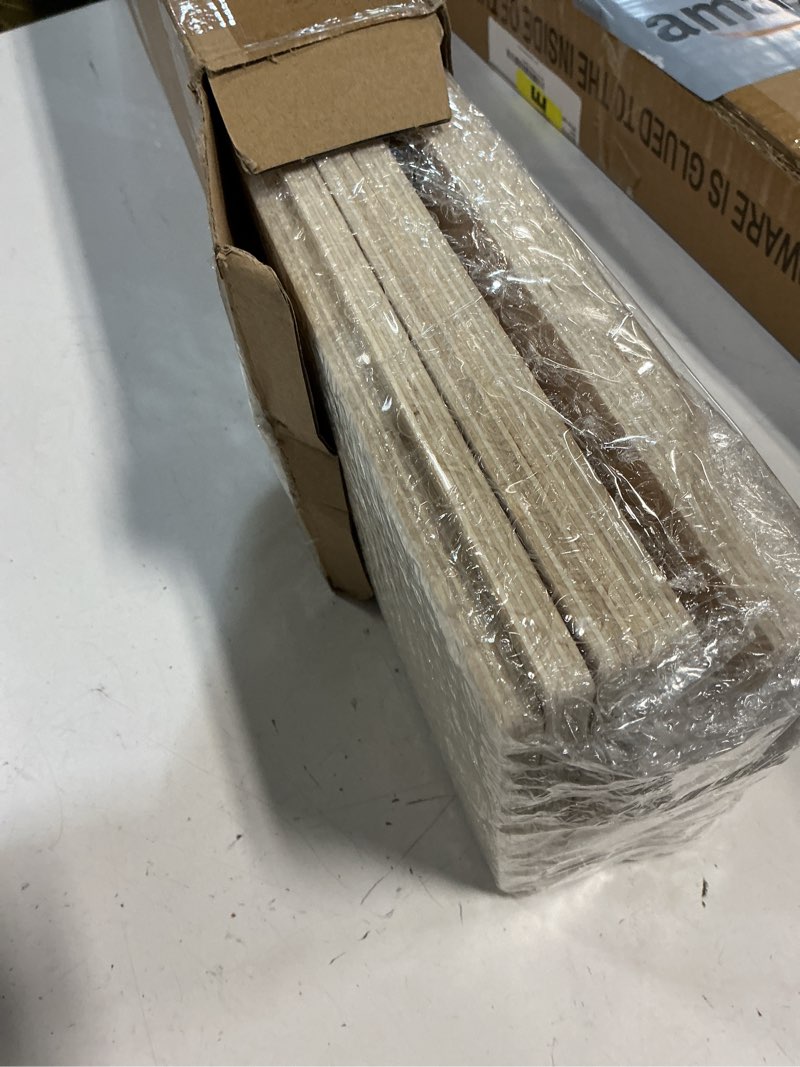 Condition photo showing New/Like New for kigley 6 pcs wood pegboard drawer organizer with 48 pegs - peg drawer organizers for dishes & food containers (20.98x5.91) 20.98x5.91" wood color