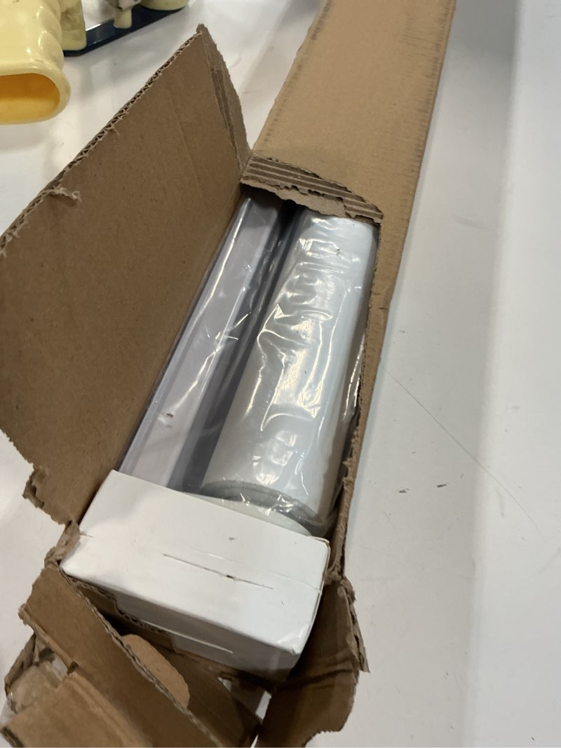 Condition photo showing New/Like New for ChrisDowa Cordless Blackout Roller Shades for Windows, Thermal Insulated UV Protection Pull Down Shades, Total Blackout Window Blinds for Home, Office, Bedroom, Door (24" W x 72" H, White) 24"W x 72"H White