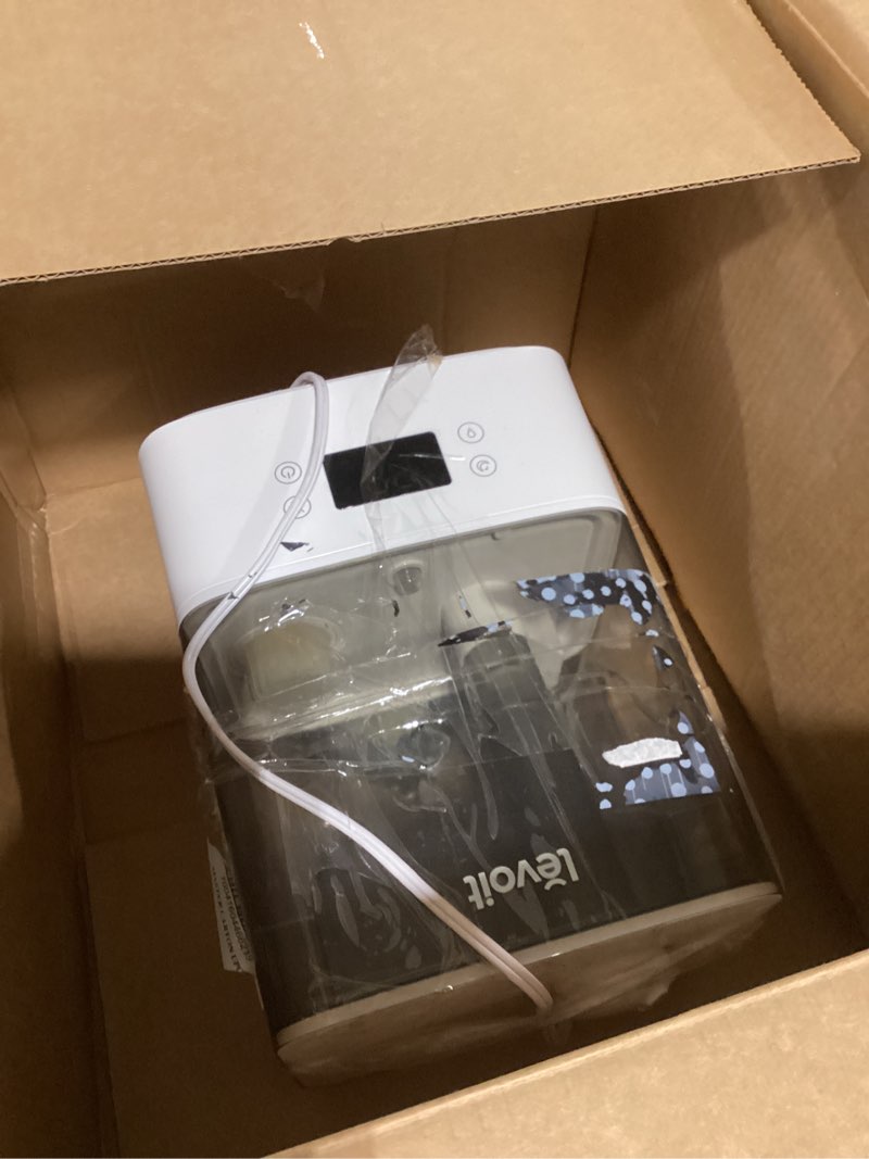 Condition photo showing As Is for LEVOIT Humidifiers for Bedroom Large Room Home, (6L) Cool Mist Top Fill Essential Oil Diffuser for Baby & Plants, Smart App & Voice Control, Rapid Humidification & Auto Mode - Quiet Sleep Mode, Gray Gray Classic300S