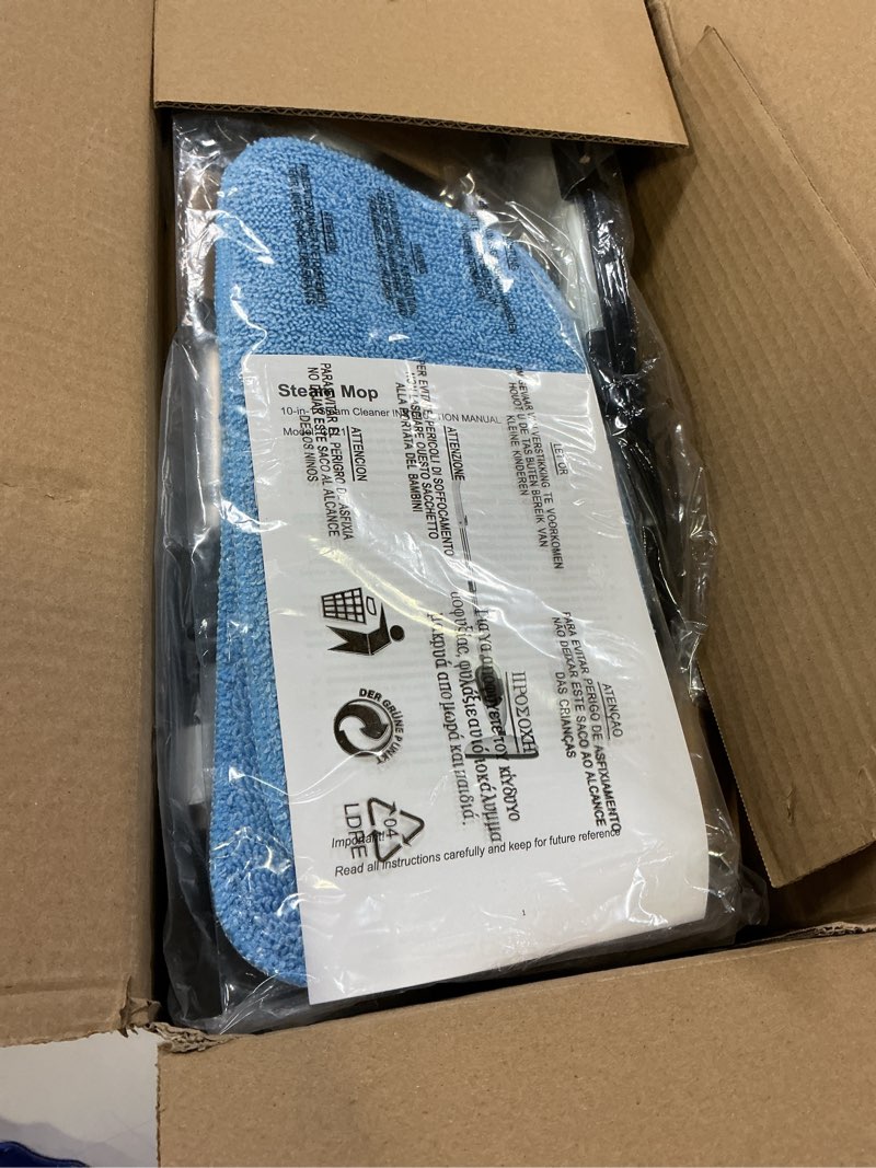Condition photo showing Good Condition for steam mops for floor cleaning, 10-in-1 multipurpose deep steam cleaner mop for home, floor steamers for hardwood and tile, vinyl, laminate, carpet, hard floors with attachments