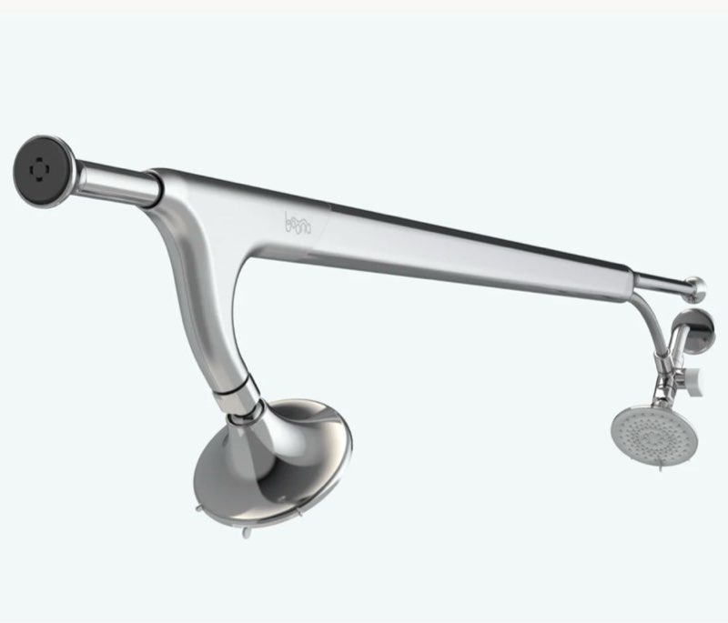 Dual Shower Head System for Couples - Double Shower Heads for Two People Rod - 2 Person Showerhead G