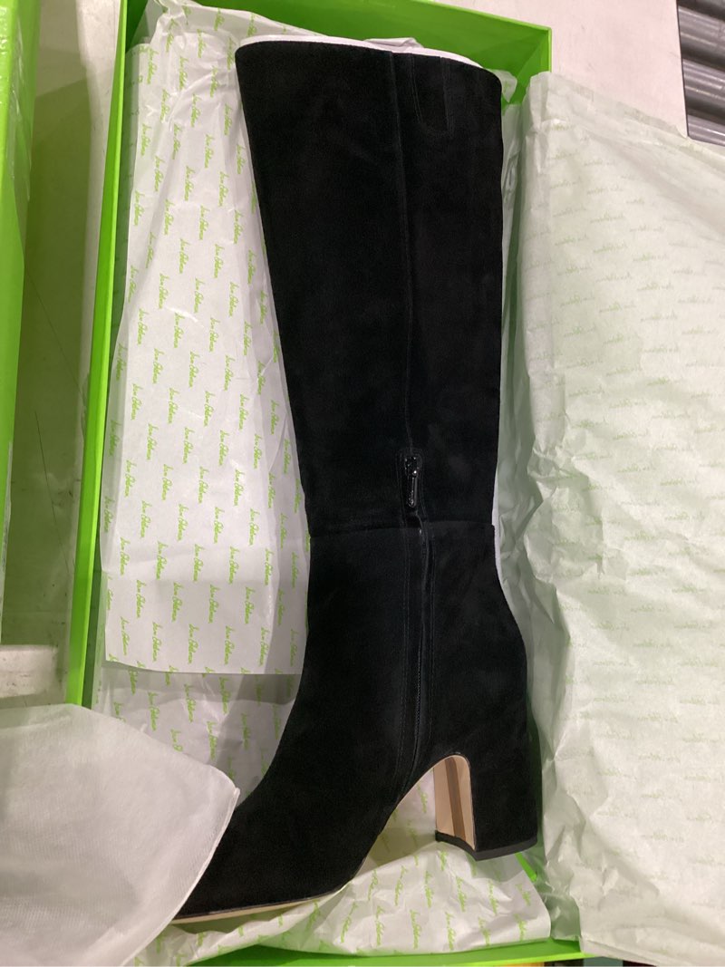 sam edelman womens boots size 10 black suede faren