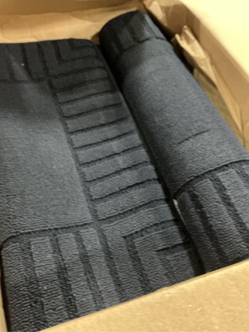 Condition photo showing Good Condition for beqhause-kitchen-rugs-and-mats non slip kitchen runner rug absorbent kitchen mats for floor machine washable kitchen floor mat,navy blue 24”x71” blue 24"x71"