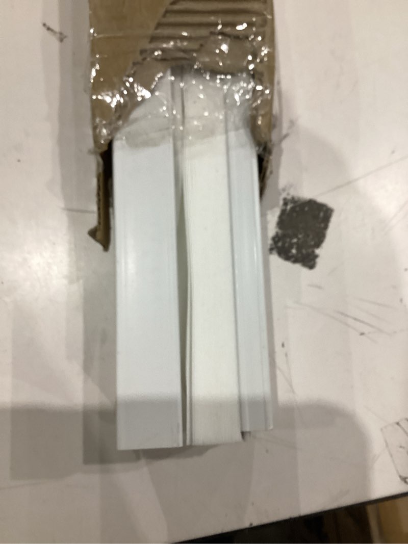 Condition photo showing Good Condition for BlindsAvenue Cellular Honeycomb Cordless Polyester Shade, 9/16" Single Cell, Light Filtering, White, Size: 22" W x 48" H White 22"W x 48"H