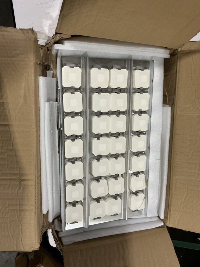 Condition photo showing As Is for 19 1/4" stainless heat plates with briquettes tray grate tray clips replacement for lynx 30", 42" and 54" series grill | for lynx l30, l30, l42, l54 series grill lynx 3pack