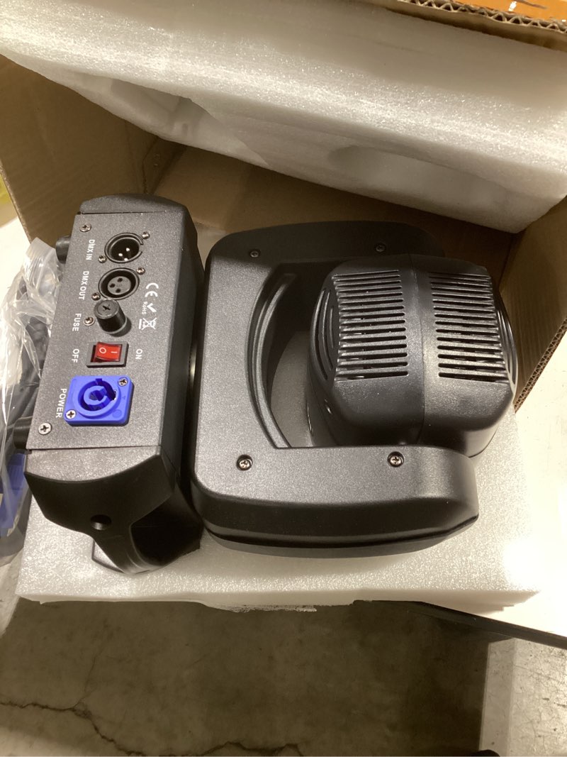 Condition photo showing New/Like New for Mini LED Moving Head Light 150W Beam+Spot+18 Rotating Prisms 8Gobos 8Color Rainbow Dj DMX Stage Effect Light Disco Bar Party Stage