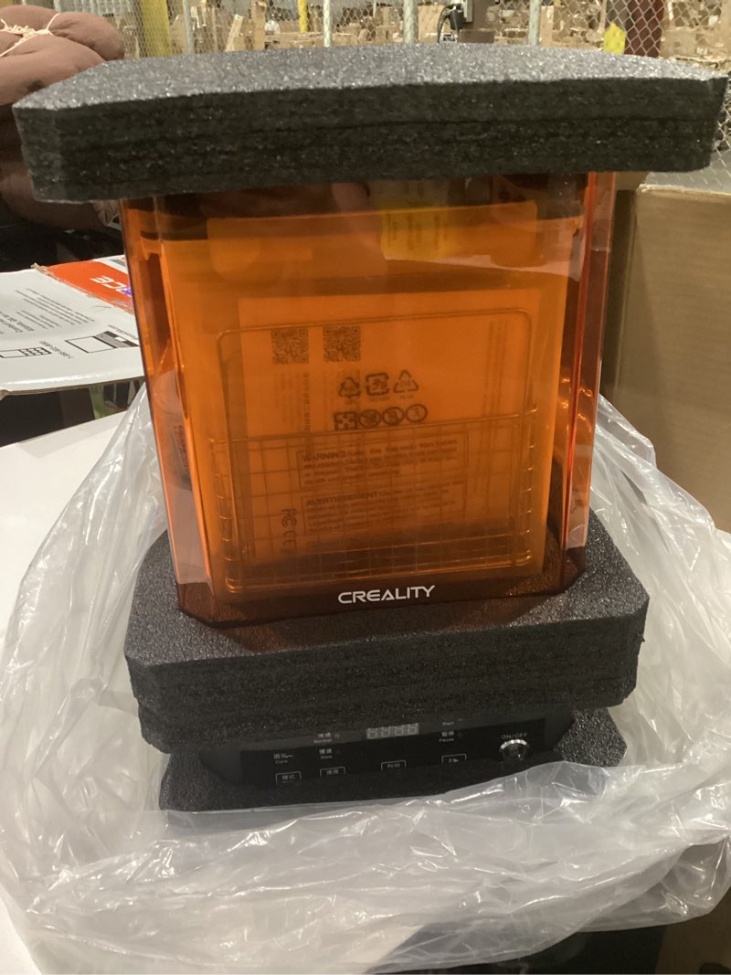 Condition photo showing New/Like New for creality wash and cure station uw-01 2 in 1 machine resin 3d printer uv curing rotary box bucket for lcd/dlp/sla washing size 7.48x6.06x7.87 inches