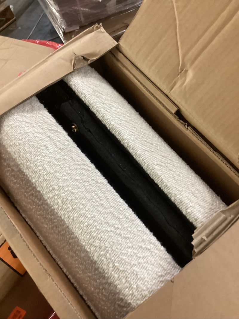 Condition photo showing As Is for (Incomplete)Lafayette Upholstered Queen Bed