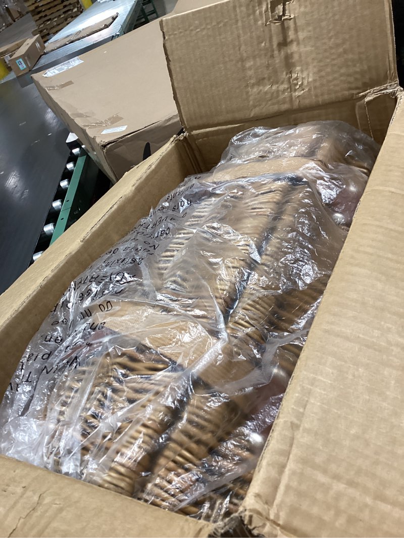 Condition photo showing Good Condition for picnic time - verona wine & cheese picnic basket - wicker wine tote - wine basket with picnic set, (