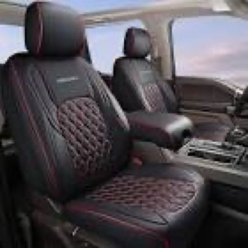 huidasource 2007-2017 wrangler seat covers 2 door, waterproof leather seat cover for jeep wrangler j