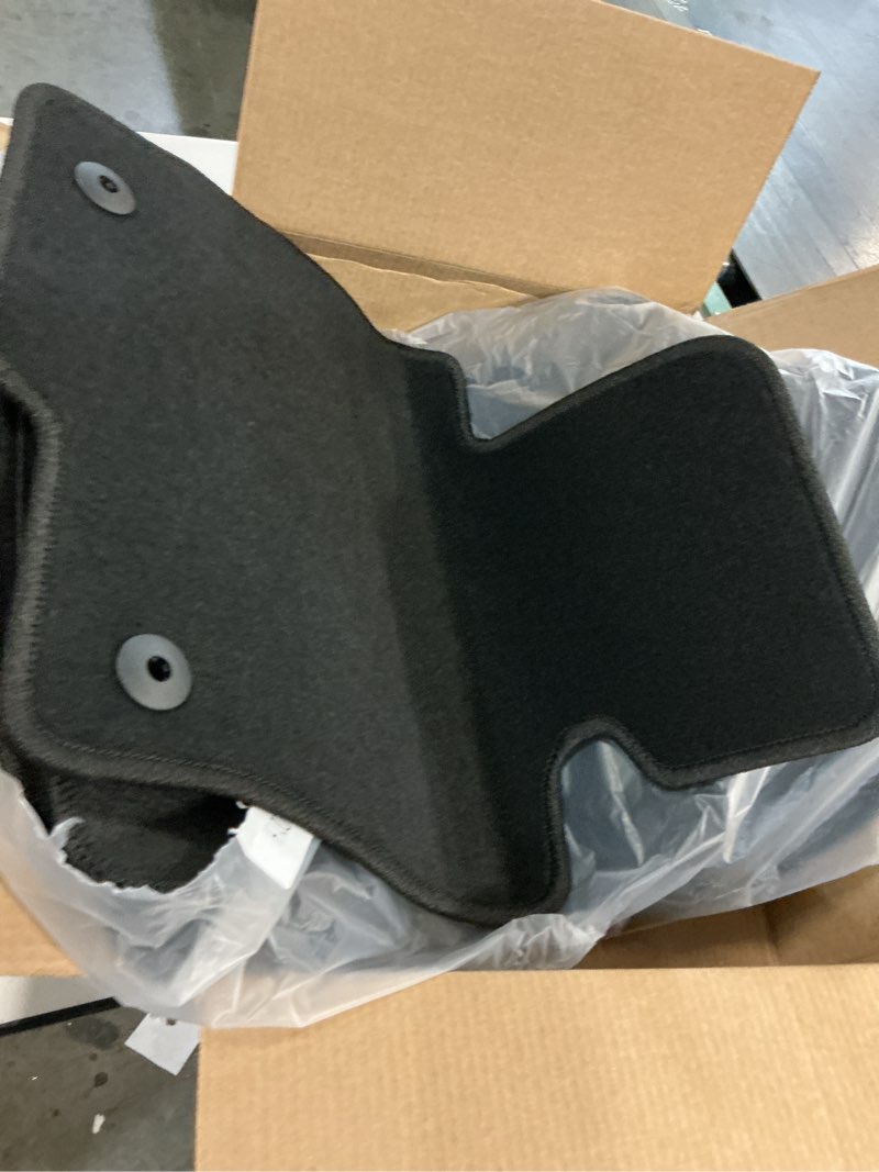Condition photo showing Good Condition for 2021-2025 chrysler pacifica carpet floor mats front and second row oem, set of 4