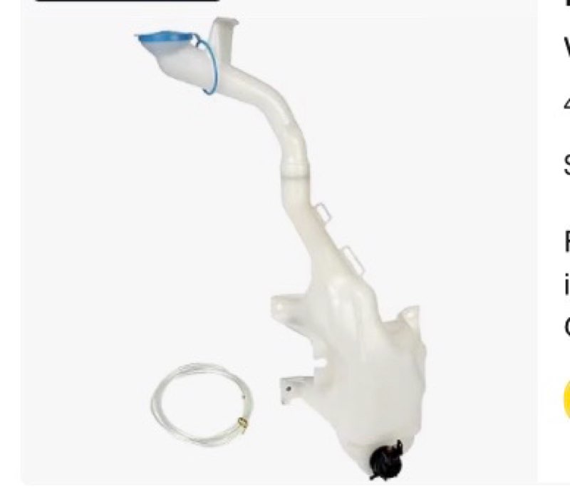 dorman 603-211 front washer fluid reservoir compatible with select honda models