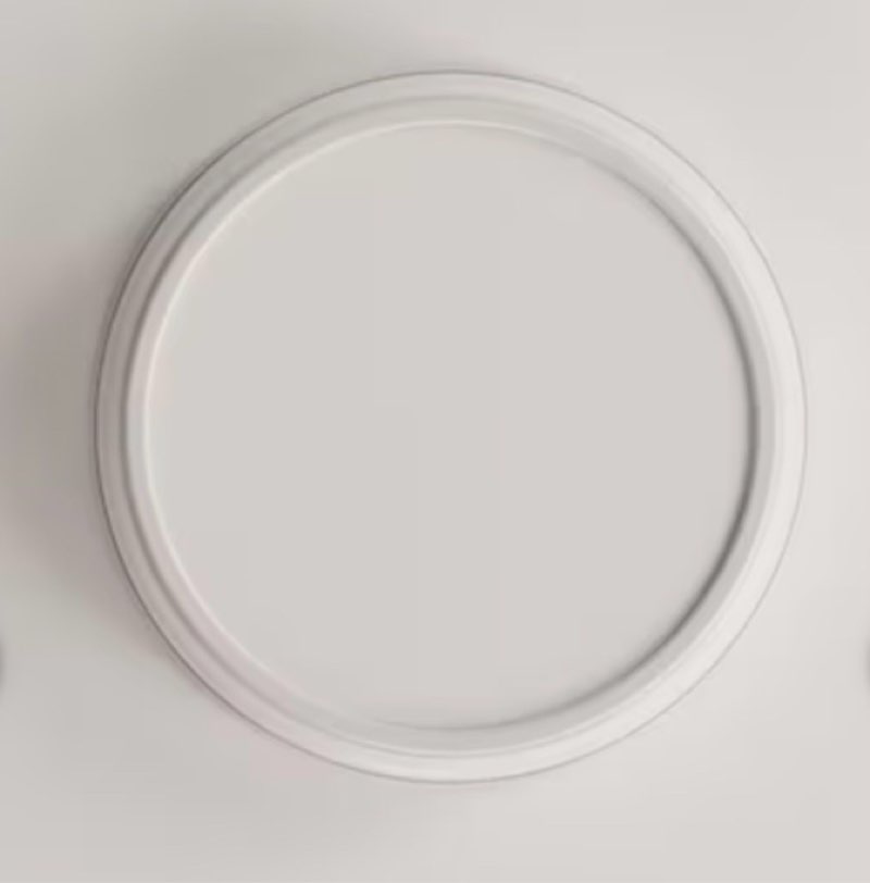 project source round flush mount 13-in white flush mount light energy star