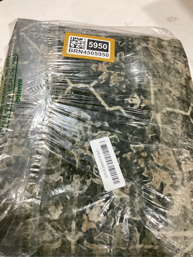 Condition photo showing As Is for washable 2x8 hallway runner rug: vintage water resistant kitchen entryway rug ultra soft living room bedroom carpet with non slip backing indoor low pile floor mat for bathroom dining room(2x8,beige) 2' x 8' (rectangular) beige