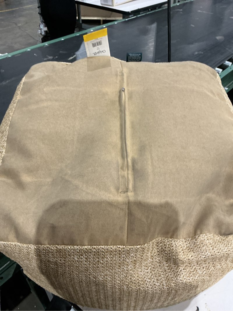 Condition photo showing As Is for origin 21 hermosa outdoor pouf
