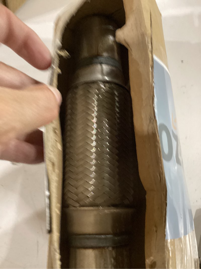 Condition photo showing Good Condition for flex pipe,heavy duty exhaust flex pipe,car accessories stainless steel flexible exhaust pipes,universal muffler tube automotive replacement,suitable for most cars,trucks (1.75"x6"/10")