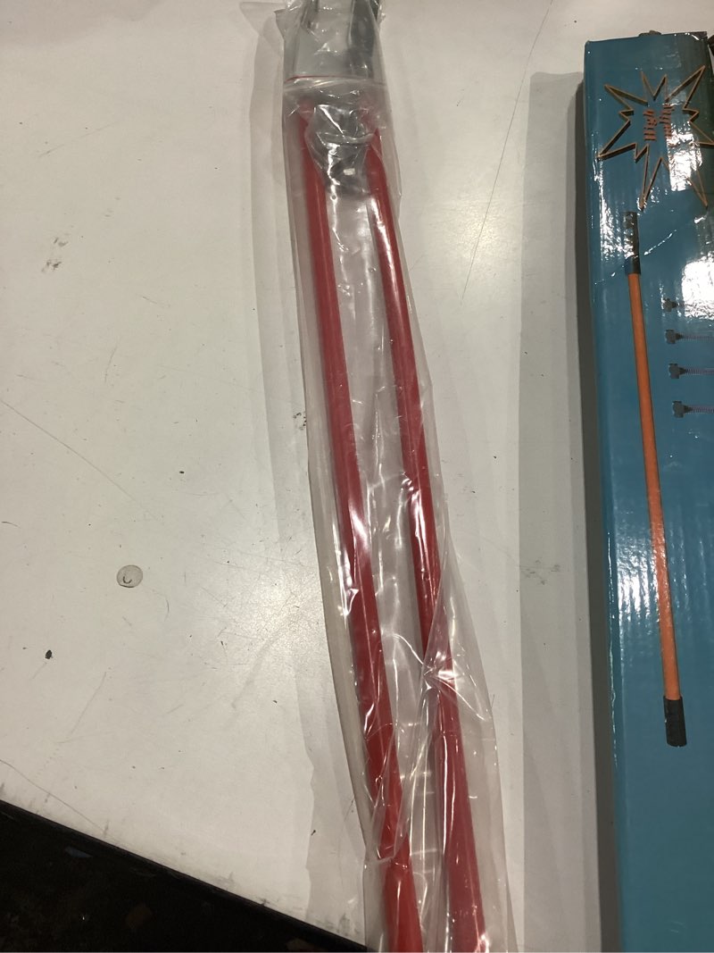 Condition photo showing New/Like New for snow plow blade markers guides kit 304 stainless steel joint 27'' upgraded thickened material high visibility never break never rust fit for most snow plow,atv plow markers (red)