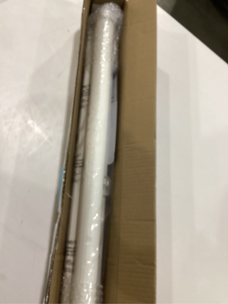 Condition photo showing New/Like New for LazBlinds Cordless French Door Blinds, No Drill Roll Up Zebra Blinds, Light Control Day and Night Sheer Shades for Front Patio Sidelight Glass, 25.8'' W x 78'' L, White White 25.8" W x 78" L(Fabric: 24" x 78" )