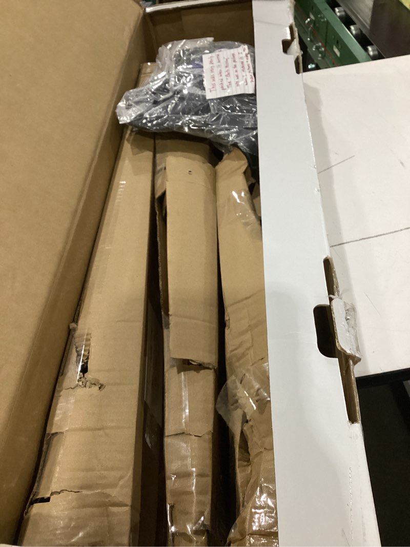 Condition photo showing As Is for missing parts wild badger power 40v cordless weed wacker, string trimmer/edger, hedge trimmer and brush cutter blade, pole saw, attachment capable 4-in-1 multi-tool kit with 2 * 20v 4ah battery and 1 charger, blue upgraded 40v 4 in 1