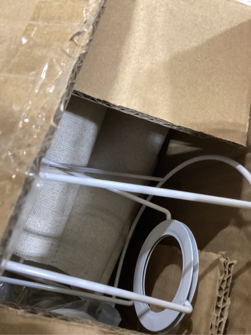 Condition photo showing As Is for Gold Small Bedside Table Lamp for Bedroom, Brass Gold Bedroom Lamps for Nightstand, Cute Mini Table Lamps for Small Spaces with Scalloped Shade for Kitchen Counter, Bookshelf, Living Room, Kids Dorm Gold On/Off Switch