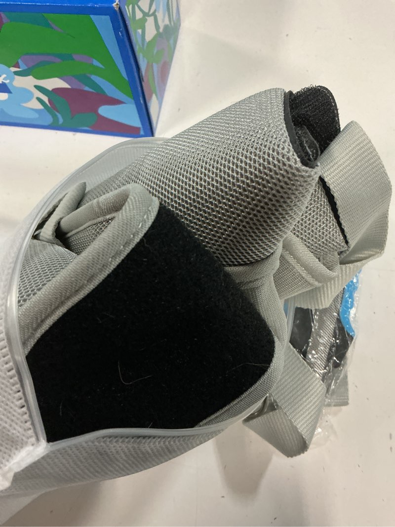 Condition photo showing As Is for dog grooming hammock hanging harness for nail trimming,x-large dog grooming sling with thick neck support,gray dog hanger holder restraint for pet grooming xl (80 lb max) silver grey 13-22.5in