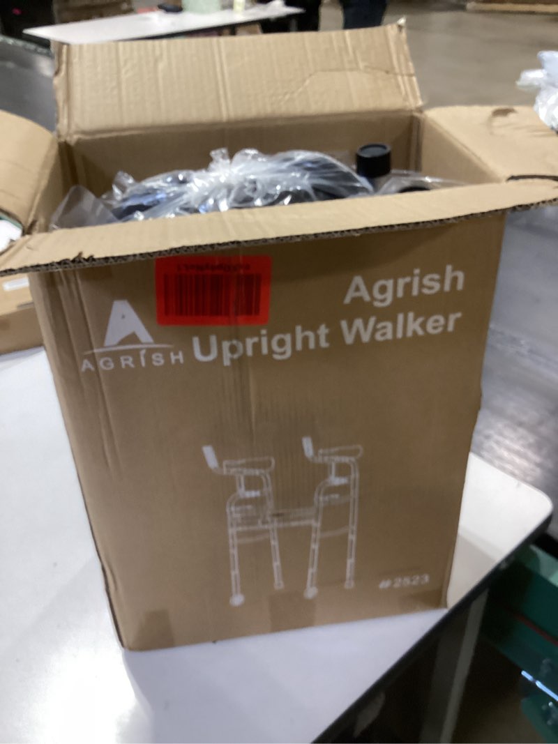 Condition photo showing New/Like New for Narrow Walker Folding Upright Walker - with Removable Armrests, 450LBS Heavy Duty, Width & Height Adjustable Narrow Walkers for Seniors, Disabled, Bariatric Large Standard