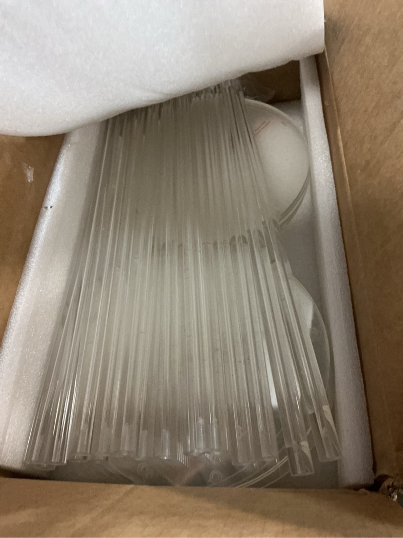 Condition photo showing New/Like New for 8 pcs 16 inch tall acrylic vase wedding centerpieces clear flower stand acrylic centerpiece stand floral vase elegant display holder for wedding birthday party table decorations 8 16 inch
