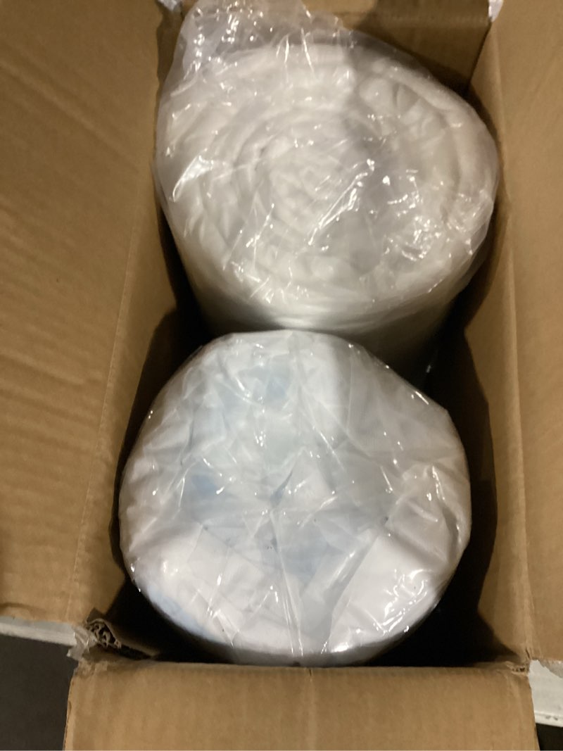 Condition photo showing New/Like New for OhGeni Cooling 4 inch Dual Layer Twin XL Mattress Topper for College Dorm Room Essentials, 2 inch Gel Memory Foam, 2 inch Down Alternative Pillow Top Pad, Mattresses Cover for Bed, 6”-19” Deep Pocket White Twin XL