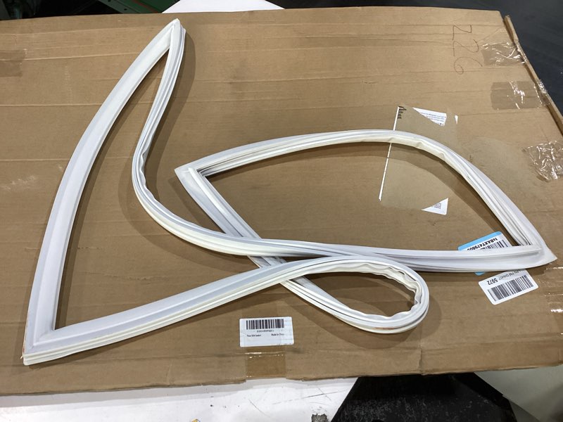 Condition photo showing New/Like New for upgraded 241872504 refrigerator door gasket replacement compatible with electrolux frigidaire fftr1713lwa ffht1713lq, unbent 41?×27? ap4316030 fridge seal replace ps2331945 240542116 freezer gasket 241872504 gasket