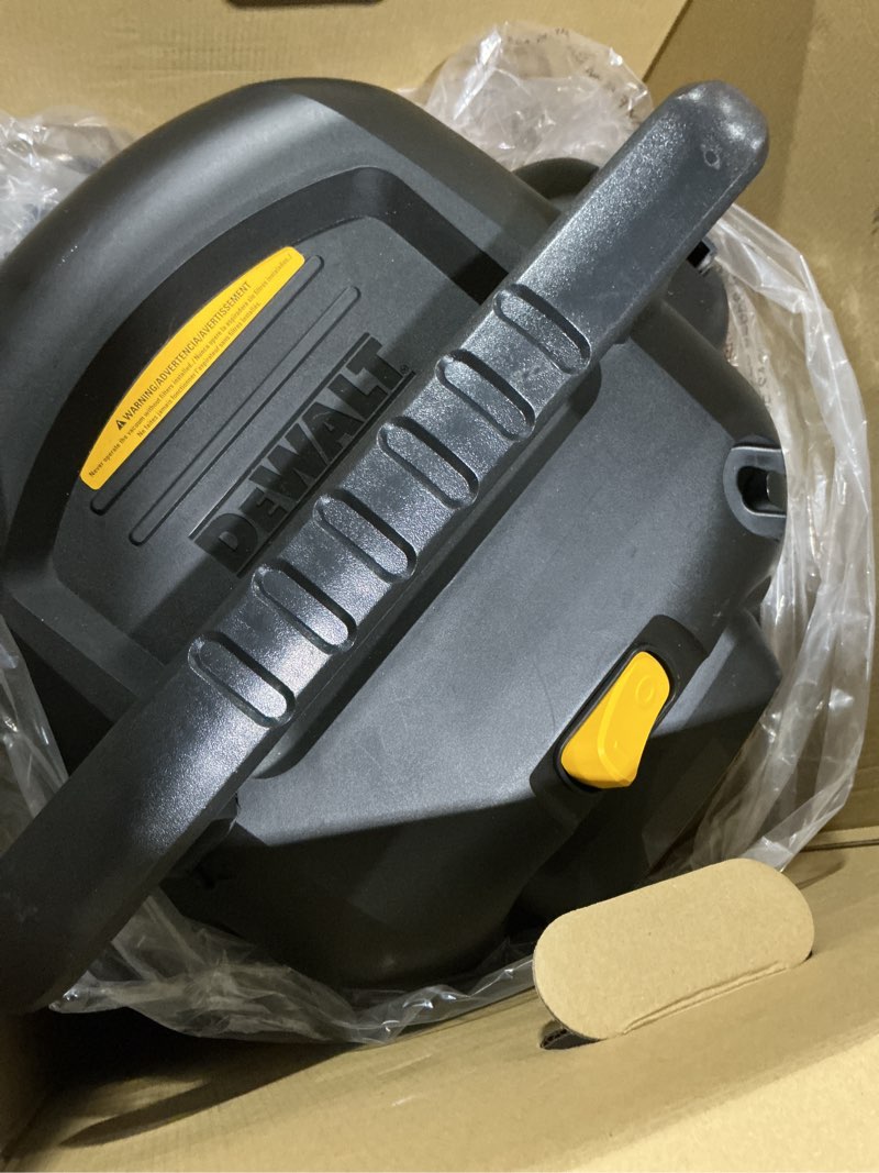 Condition photo showing As Is for dewalt stealthsonic quiet 12-gallon 5.5-hp corded wet/dry shop vacuum with accessories included